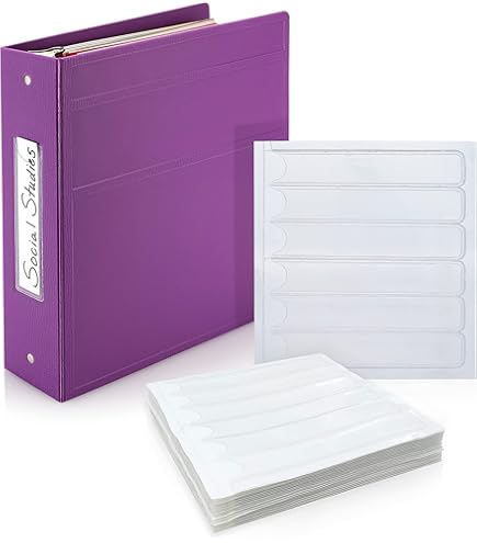 Amazon.com : Carstens - 60 Pack, Clear Binder Spine Insert